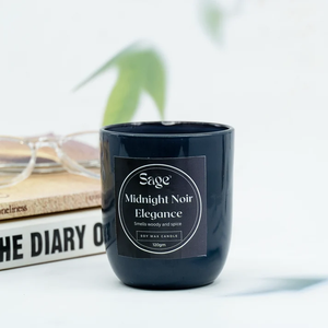 Vela Midnight Noir Elegance con Aroma Rico y Cálido para Noches Acogedoras, Relajación, Dormitorio, Sala de Estar - Product Image 4