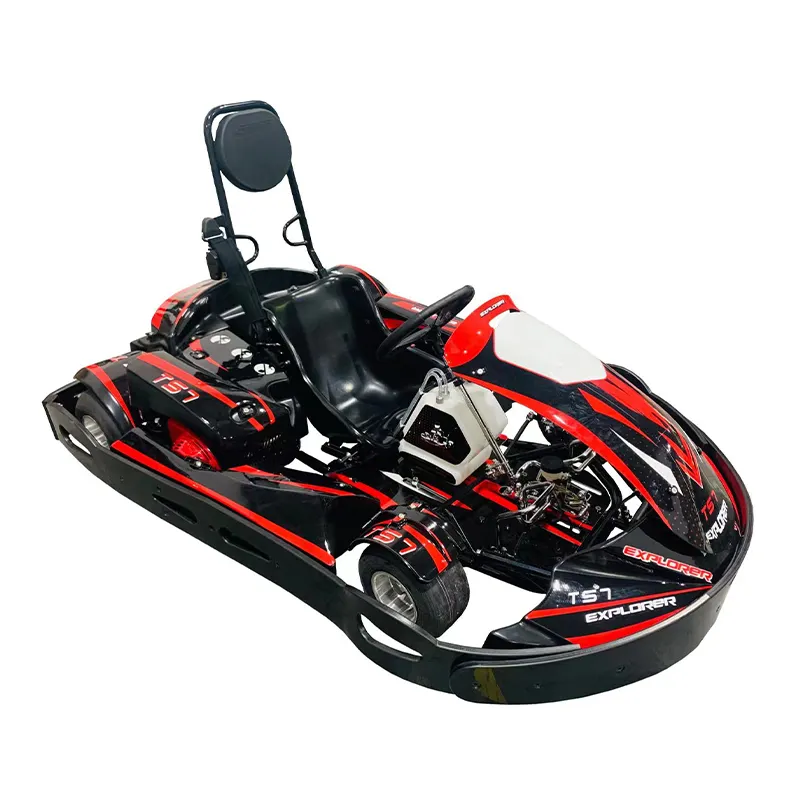 Oferta especial Go Kart para Adultos Versión de asiento único de cuatro tiempos Marco de gasolina Go Kart