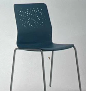 Multiple Colors Available <b>Stackable</b> Modern PP <b>Dining</b> <b>Chair</b> Metal Legs Home Furniture for Hotel Cafe Restaurant Office School - Product Image 6
