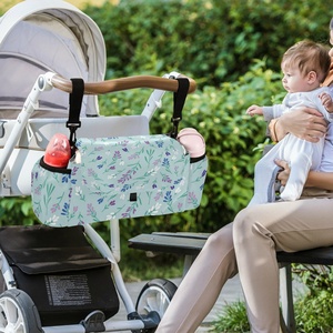 Organisateur de poussette suspendu en tissu Oxford personnalisé pour bébé, sac de rangement pour couches, sac de rangement pour bébé, sac de rangement pour poussette - Product Image 5