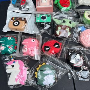 Protecteur d'écouteurs mignon en silicone antichoc housse <span class=keywords><strong>de</strong></span> <span class=keywords><strong>charge</strong></span> 3D dessin animé en silicone souple housse <span class=keywords><strong>de</strong></span> protection <span class=keywords><strong>AirPods</strong></span> - Product Image 6