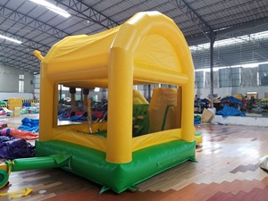 Castello gonfiabile a tema <span class=keywords><strong>SpongeBob</strong></span> del fumetto dei bambini, casa di rimbalzo gonfiabile divertente quadrata gialla - Product Image 5
