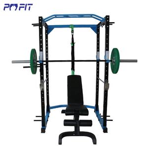 Estante de sentadillas para gimnasio, máquina de entrenamiento de fuerza muscular <span class=keywords><strong>con</strong></span> polea, estante de pared eléctrico, más barato - Product Image 1