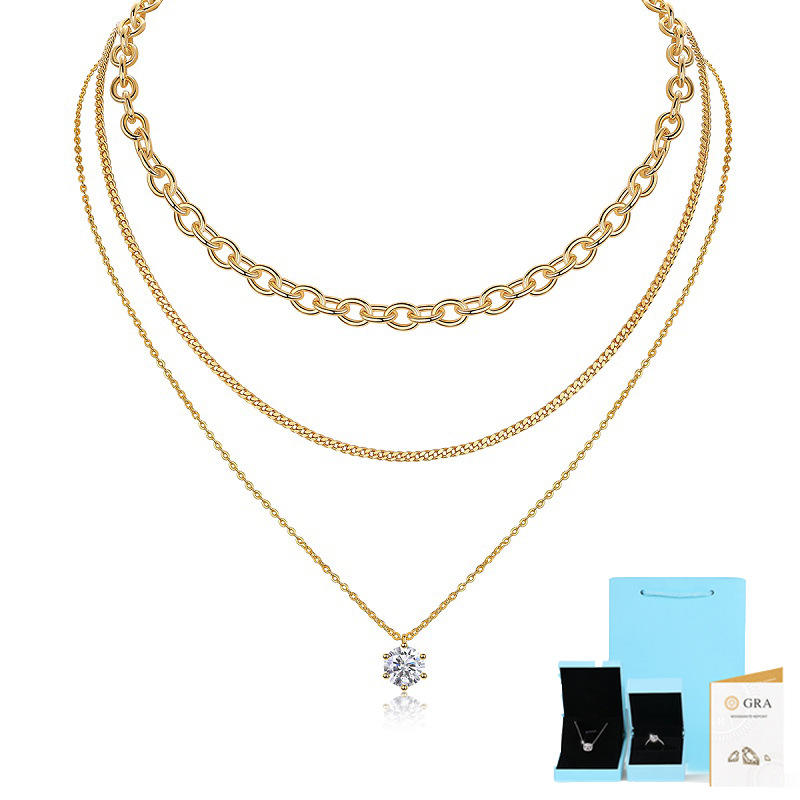 Mosan diamond 2 karat (including gift box certificate)