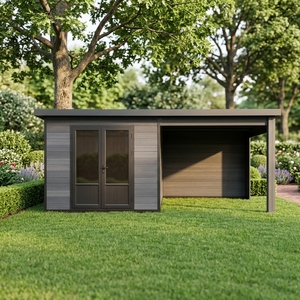 Abri de jardin <span class=keywords><strong>préfabriqué</strong></span> en WPC série D, maisons modernes en <span class=keywords><strong>bois</strong></span>, chambre, appartement, atelier, entrepôt, <span class=keywords><strong>garage</strong></span> - Product Image 4