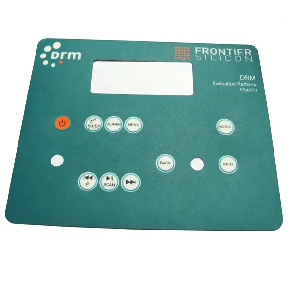 Low Moq Custom Front Panel Metal Dome FPC Graphic Overlay Keypad Switch Membrane keyboard Membrane Switch custom membrane switch