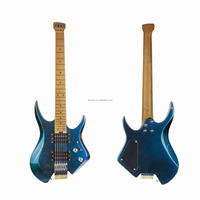 Wholesale Stringed Instruments Deviser Guitar Factory Headless Electric Guitar for OEM