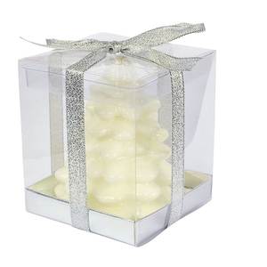 Vela Decorativa Blanca Brillante con Forma de Árbol de Navidad - Product Image 2