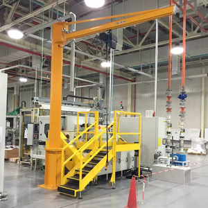Tùy chỉnh cánh tay JIB Crane 360 độ xoay phạm vi cột di động hội thảo sàn cantilever cánh tay JIB Crane - Product Image 3