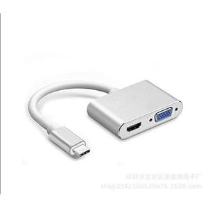 Adaptateur Type C vers Hdmi Vga en alliage d'aluminium pour ordinateur portable - Product Image 3