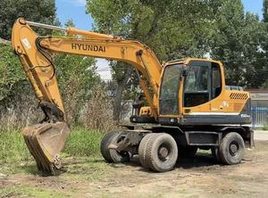 Precio Económico, Excavadora de Ruedas Hyundai 150W-9 Usada en China, Modelo 2023, de Corea, 15 Toneladas, Buena Calidad, Motor Cummins de 112kw, 5.9L, Brazo de 4600mm - Product Image 3