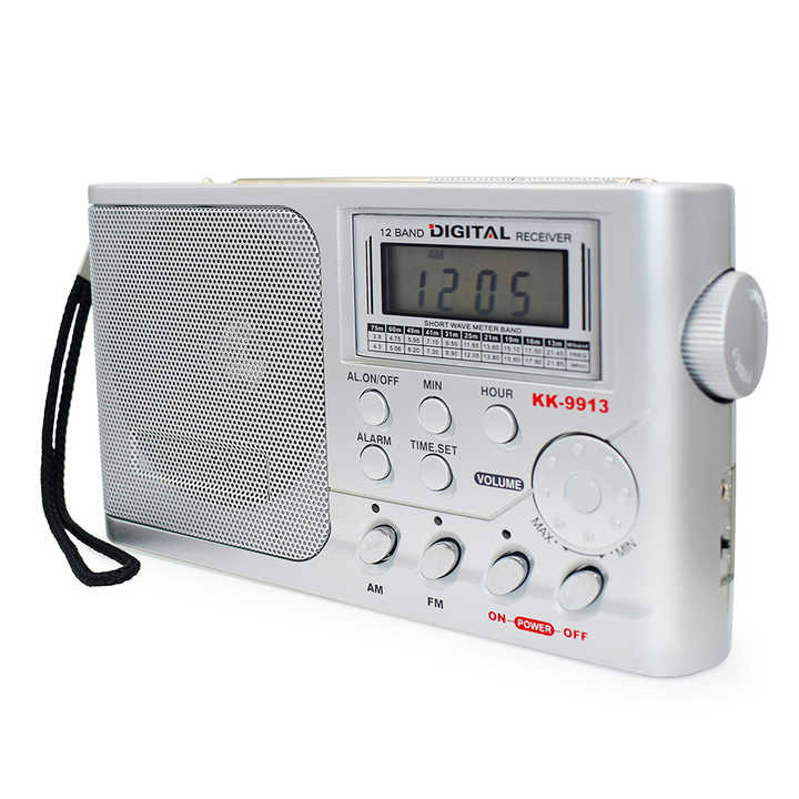 Radio Rétro Avec Bluetooth, Radio AM/FM/SW Portable Avec Support Pour