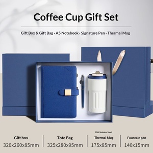Coffret Cadeau Personnalisé Exclusif pour Employés : Carnet en PU, Stylo et Gobelet – Article Promotionnel d'<span class=keywords><strong>Entreprise</strong></span> Classique et <span class=keywords><strong>de</strong></span> Marque - Product Image 1