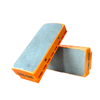 Ensemble de blocs abrasifs rectangulaires en diamant à liaison métallique Granite Tools D213 Grain Polissage Fickert Lappato 6 pièces OEM Personnalisable