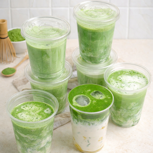 Poudre de Matcha Aromatisée en Gros OEM 100g en Boîte – Fraise, Vanille, Mangue, Thé Vert – Marque Privée - Product Image 5