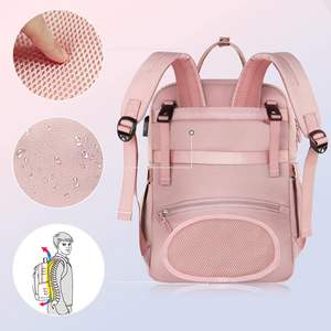 Échantillon gratuit de sacs de voyage multifonctionnels pour les mères allaitantes, quatre pièces d'un ensemble de sacs à langer de bonne qualité - Product Image 5