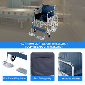 Fauteuil roulant américain avec accoudoirs rabattables Vente en gros d'usine de haute qualité - Product Image 3