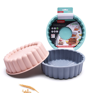 Moules de cuisson en silicone antiadhésifs de 8 pouces moule à gâteau de tournesol <span class=keywords><strong>pour</strong></span> anniversaire Dessert pain <span class=keywords><strong>tarte</strong></span> flan - Product Image 1
