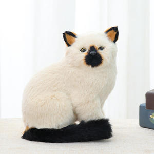 Fourrure de <span class=keywords><strong>chat</strong></span> <span class=keywords><strong>persan</strong></span>, jouet artisanal pour la maison, décoration de magasin - Product Image 1