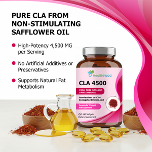 Cápsulas de saflor sin transgénicos CLA Softgels 4500mg a buen precio, ayudan a controlar el apetito y las ganas de comer. - Product Image 5