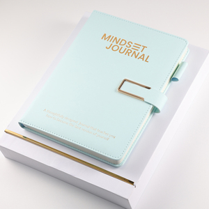 Set Regalo Aziendale Agenda in Pelle A5 Promozionale Blocco Note Personalizzato con Logo Copertina Rigida Set Regalo con Penna - Product Image 2