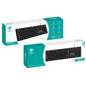 Milang Wired <b>Keyboard</b> And Mouse Set Full Size With <b>Number</b> <b>Pad</b> For Desktop Laptop Office Use - Product Image 5