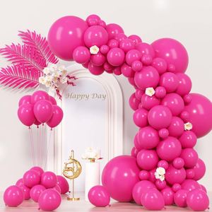 Wedding Birthday <b>Anniversary</b> Party <b>Decor</b> Garland Solid Color 130Pcs Different Sizes Latex Boho Balloon Arch Kit - Product Image 2