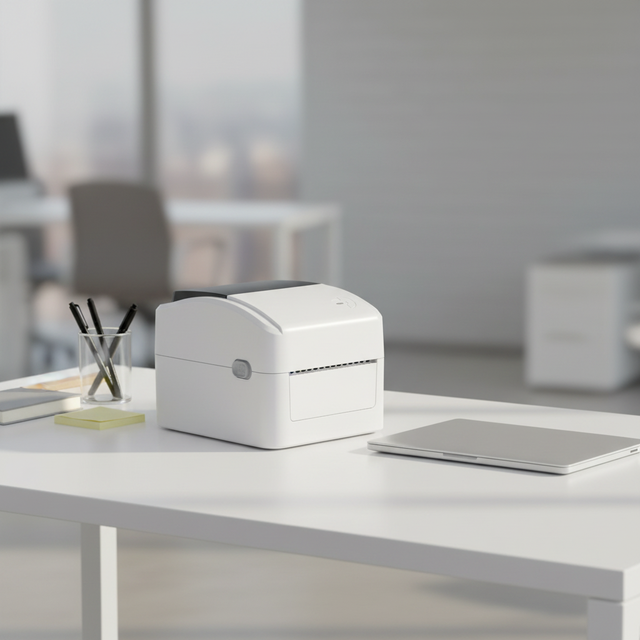 Xprinter XP-420B Thermal Shipping Label Printer 4*6 Inch Wireless LAN Connectivity Office Receipt Printing Black and White