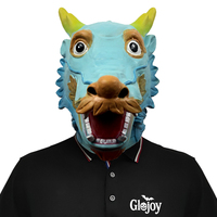 Masque en latex naturel écologique, masque d'animal réaliste pour Halloween, pour les fêtes costumées