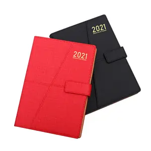 <span class=keywords><strong>2023</strong></span> <span class=keywords><strong>Agenda</strong></span> Journal A5 Journal carnet de notes imprimé PU couverture rigide avec grille pointillée 100 feuilles reliure à feuilles mobiles fournitures scolaires - Product Image 1
