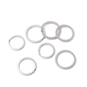 304 Stainless Steel Key <b>Ring</b> 2.5mm Diameter Round Keychain Hardware Jewelry Buckle Durable Metal <b>Keyring</b> Accessory - Product Image 5