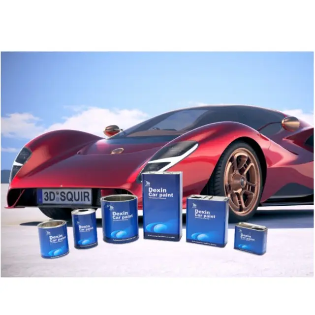 High Gloss Spray 2K Car Paint Automotive HS MS Clear Coat Acrylic High Quality Car Auto Paint
