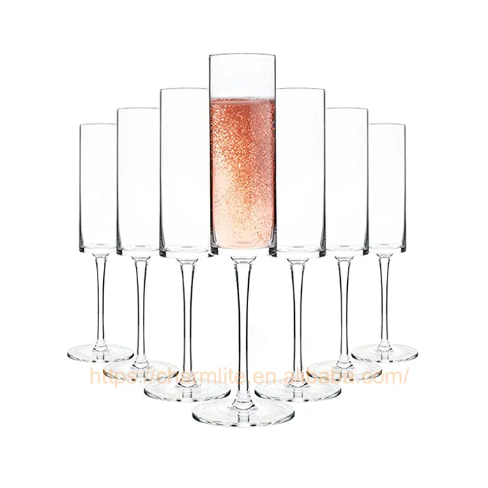 6Oz Clear Plein Acryl Wijn Glas Kristal Glaswerk Champagne Glazen Fluiten Goblet Wijnglazen Plastic Bekers