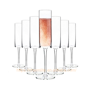 6Oz Rõ Ràng Quảng Trường Acrylic Wine Glass Pha Lê Thủy Tinh Champagne Ly Sáo Ly Rượu Ly Nhựa Ly