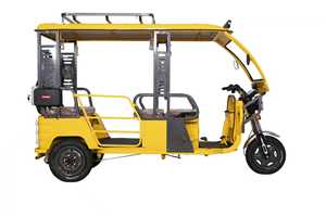 Tricycle électrique passager pousse-pousse corps ouvert moteur 1300W portée 50-70km - Product Image 2