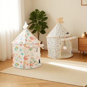 Tente pour chat de conception cartoon, durable, respirante, pour l'intérieur et l'extérieur, tente pliable portable pour chats et petits chiens - Product Image 3