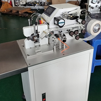 Machine d'étiquetage automatique pour câbles, machine d'étiquetage circulaire pour fils, machine d'étiquetage pour câbles avec étiquette de drapeau