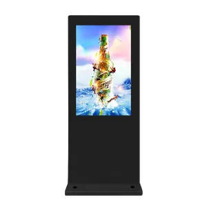 Outdoor lcd advertising screen water proof outdoor digital lcd touch screen kiosk