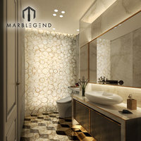 Arquitectura 3d para casa, diseño de lujo, mansión, villa moderna, diseño interior