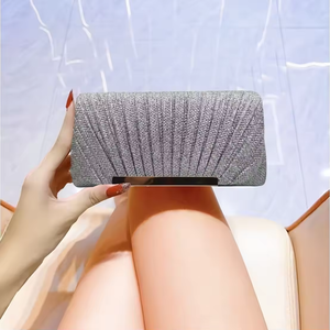 Sac à bandoulière en cuir PU pour femme, haut de gamme, classique, de créateur, avec rabat, pour soirée, fourre-tout tendance, sac de mariage - Product Image 4