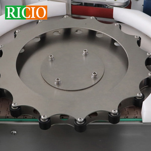 Equipo Aplicador Automático de Etiquetas para Botellas Cilíndricas, Máquina Etiquetadora Autoadhesiva, Etiquetadora Rotativa con Posicionamiento de Disco Estrella - Product Image 5