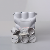 Boîtier de distribution d'air ABS 1 à 7 sorties pour système de ventilation d'air frais ERV HRV avec tube PE