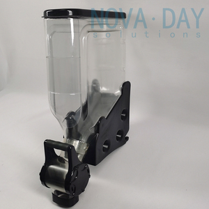 Hangzhou Novaday Supply plastic PET clear bulk food dispenser gravity bin for supermarkets