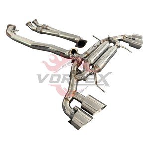 ระบบท่อไอเสียแบบเต็มชุด Vortex SS304 สำหรับ Nissan GTR R35 Catback พร้อมท่อ Y-Pipe วาล์วสุญญากาศแบบเรซซิ่ง ท่อเก็บเสียงขัดเงาแบบกระจก รับประกัน 24 เดือน - Product Image 2