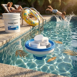 Nouvel Arrivage – Comprimés <span class=keywords><strong>de</strong></span> <span class=keywords><strong>Nettoyage</strong></span> <span class=keywords><strong>de</strong></span> Piscine 3 Pouces (7,5 cm) – Produits Chimiques pour Traitement <span class=keywords><strong>de</strong></span> l'Eau – Marque OEM – Comprimés pour Agents Auxiliaires Chimiques - Product Image 5