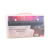 Stylos à double pointe triangulaire Giorgione en gros, 36 couleurs, pour aquarelle, avec emballage personnalisé en carton