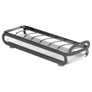 Escoy Kitchen Pull Out Dish Rack Double Layer Cabinet Storage Drain Rack With <b>Tray</b> Quick Dry Plate Organizer - Product Image 5
