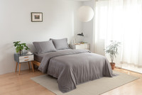 Drap de lit en bambou QUEEN 100% ensemble de draps en bambou bio ensemble de literie en bambou