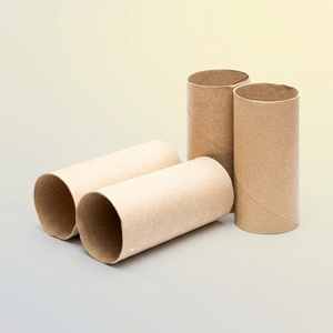 Tubo de cartón reciclado de alta resistencia para rollos de papel higiénico, tamaño personalizado, tubo de papel vacío para la fabricación de rollos de baño - Product Image 1