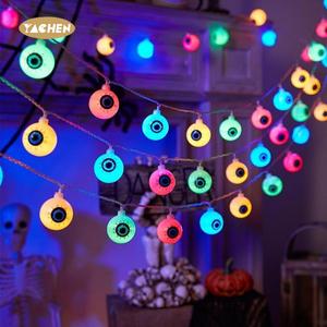 Yachen <span class=keywords><strong>Halloween</strong></span> trang trí Pin hoạt động ma bí ngô BAT 3D chuỗi đèn cho Nhà trong nhà ngoài trời <span class=keywords><strong>Halloween</strong></span> Đảng trang trí nội thất - Product Image 3